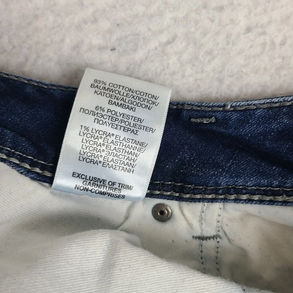Silver Jeans Womens 18x31 Blue Suki High Slim Boot Denimotion Dark Wash Denim *